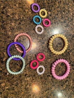 Teleties Hair Tie Set - Mixed Pastel Colors and Sizes